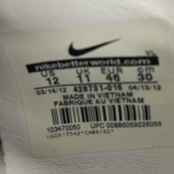 Nike Soccer Shoes Mens Size 12 Black White Red CTR360 Trequartista III FG Cleats - Picture 13 of 13